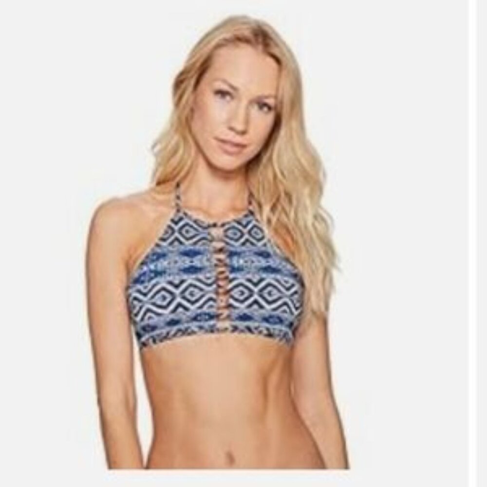 La blanca halter swim top